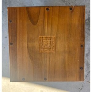 Vintage Napa Valley Rotating Wooden CD Rack, 80 CD Holder, Lazy Susan Carousel